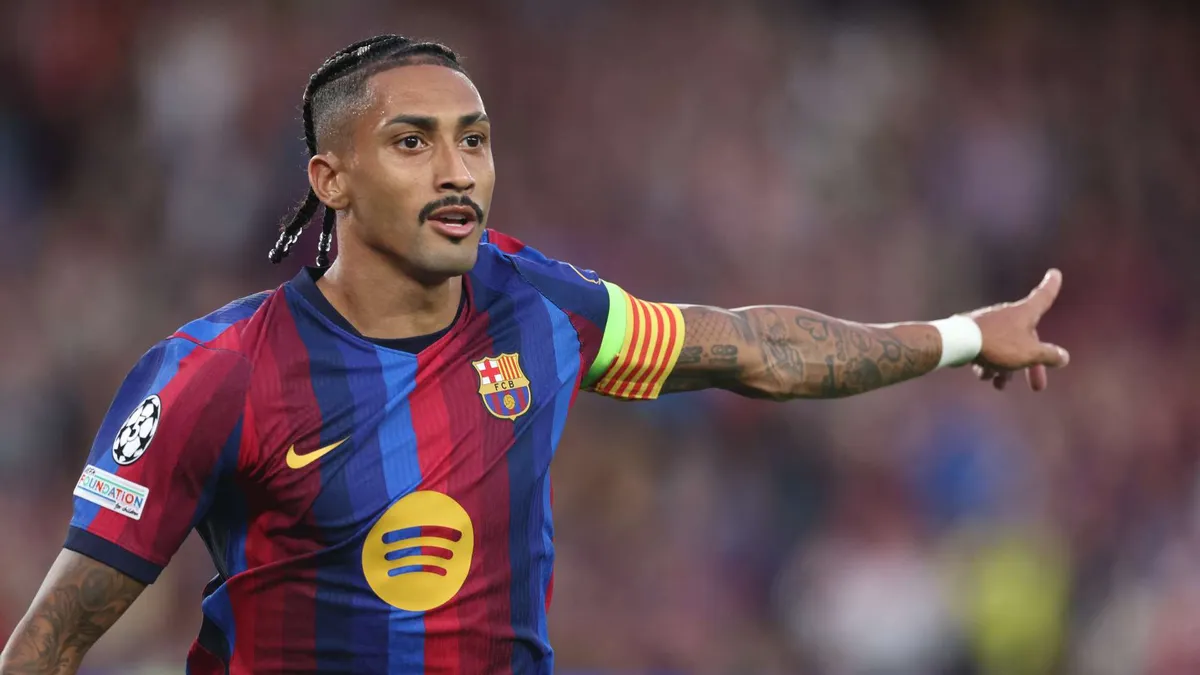 Raphinha chce przedłużyć kontrakt z Barceloną i zakończyć karierę na Camp Nou