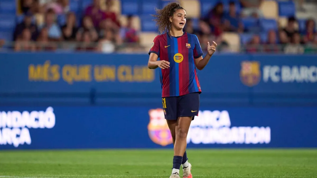 Mayssa Baha zapisała się w historii Barcelony. Ma zaledwie 15 lat